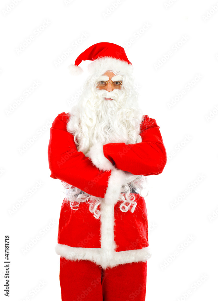 Isolated Santa Claus on white background Isolated Santa Claus on white background