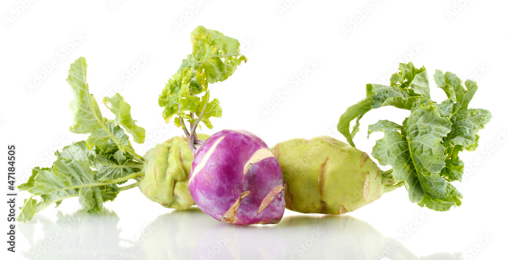 Fresh turnip isolated on white Fresh turnip isolated on white