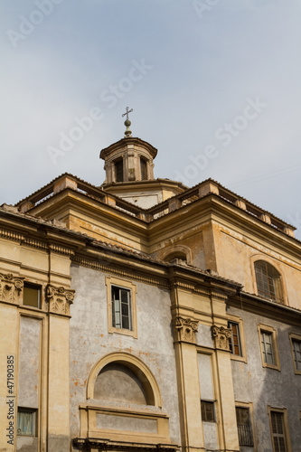Great church in center of Rome, Italy. © Andrei Starostin