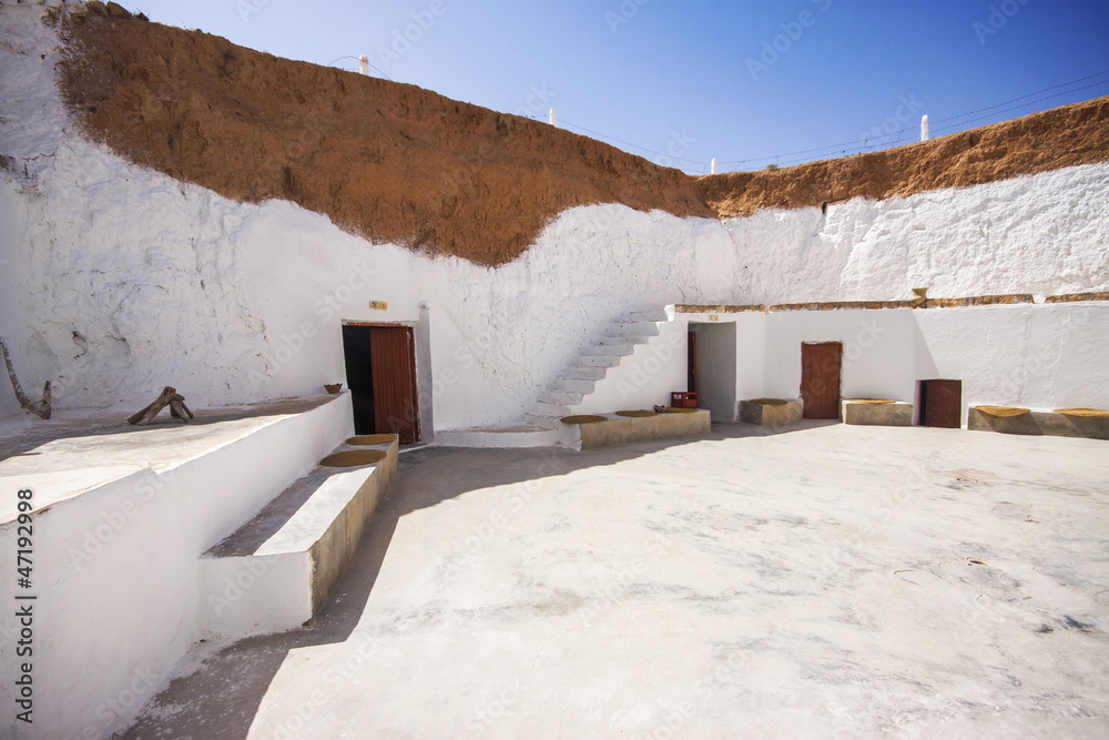 Matmata, Tunisia. The largest region of the troglodyte communiti