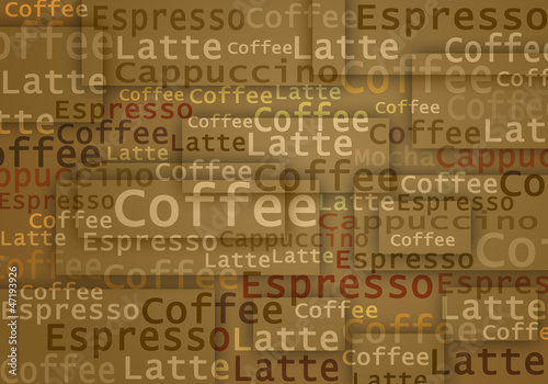 coffee text typing