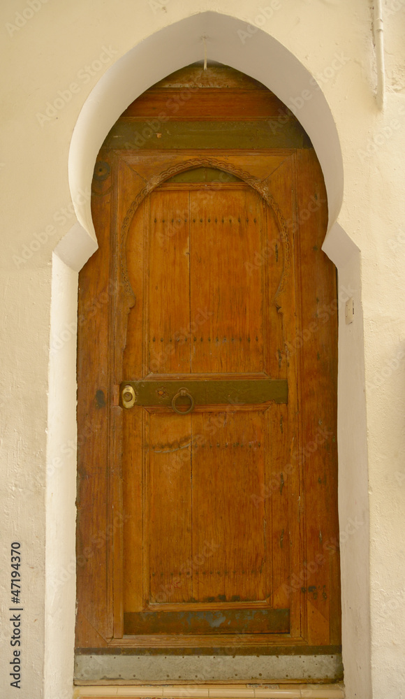 Wooden Moroccan door