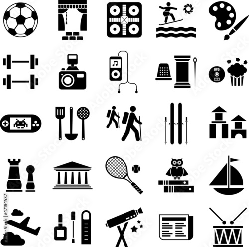 Leisure icons