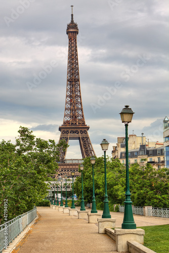 Canvas Print Eiffel Tower. Paris, France.