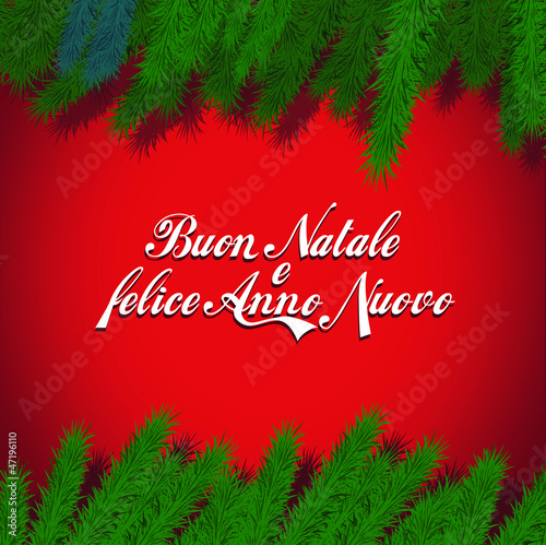 Buon Natale e felice Anno Nuovo