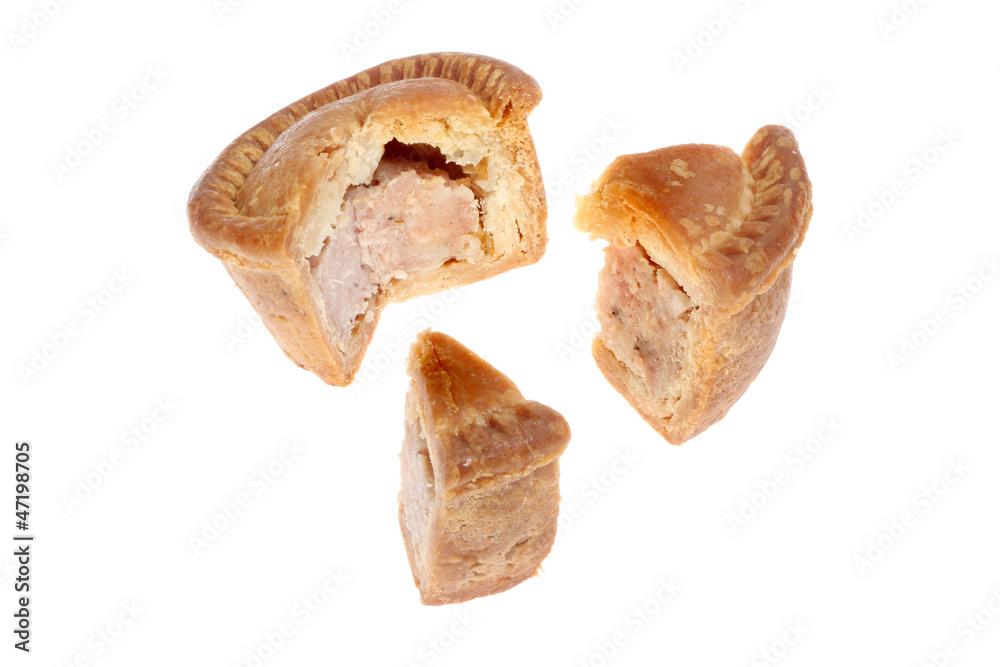 Exploded pork pie Exploded pork pie