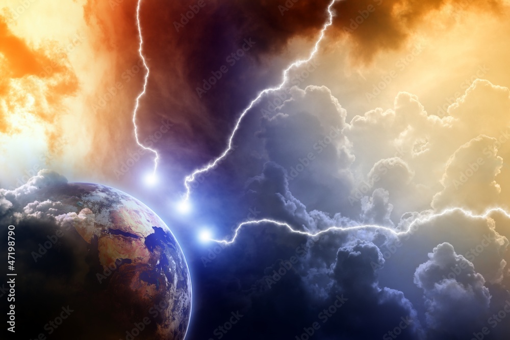 Fototapeta premium Planet in danger