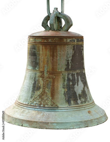 Campana antigua de iglesia.