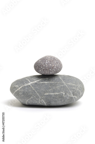 stacked pebbles photo