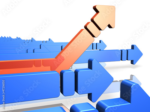 Take off earlier than rivals.