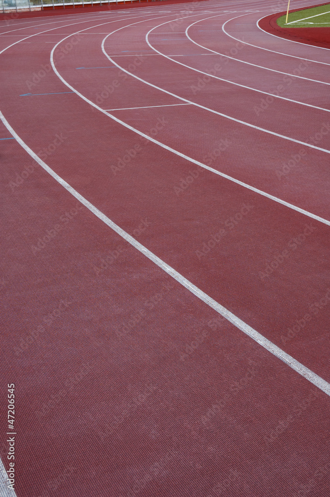 Fototapeta athletic track