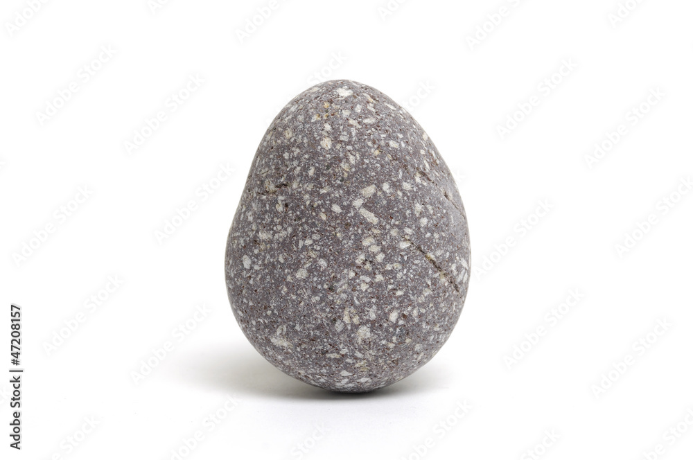 Isolated zen stone