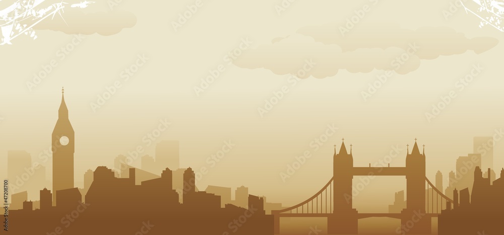 Obraz premium panoramę londynu