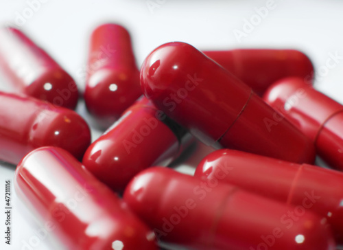 colorful tablets with capsules