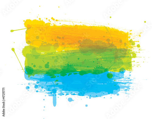 Grungy colored banner ready for your text