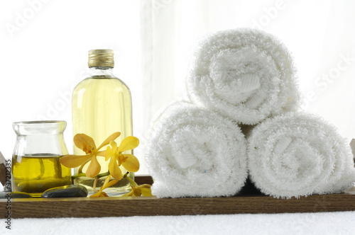 scenes of relaxation and body treatment