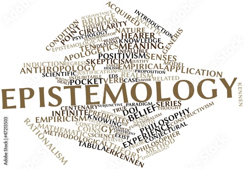 Word cloud for Epistemology