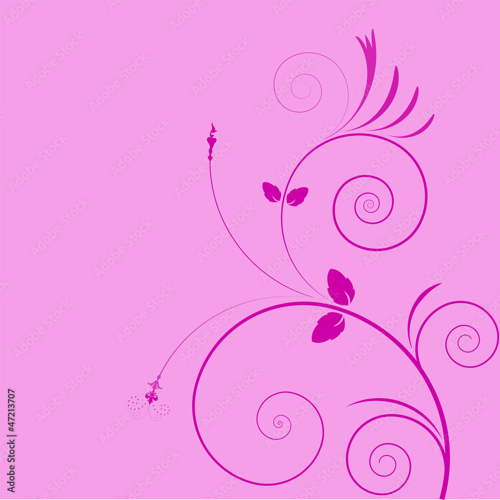 Abstract flowers background