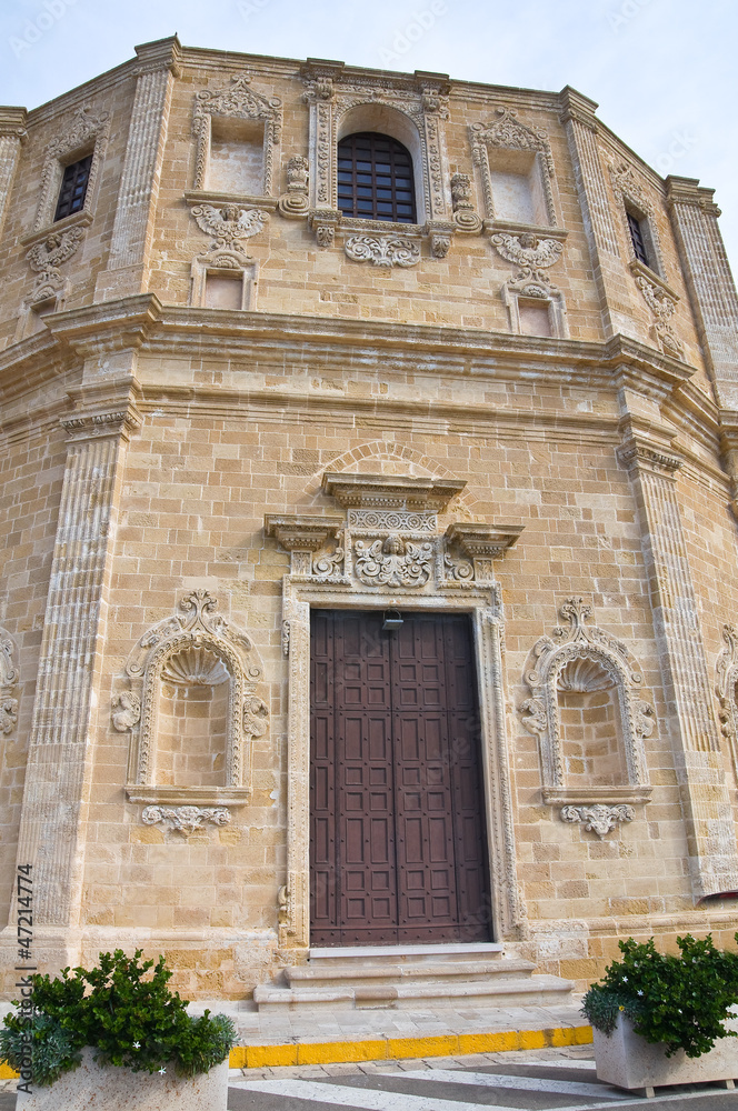 Church of St. Domenico. Gallipoli. Puglia. Italy.