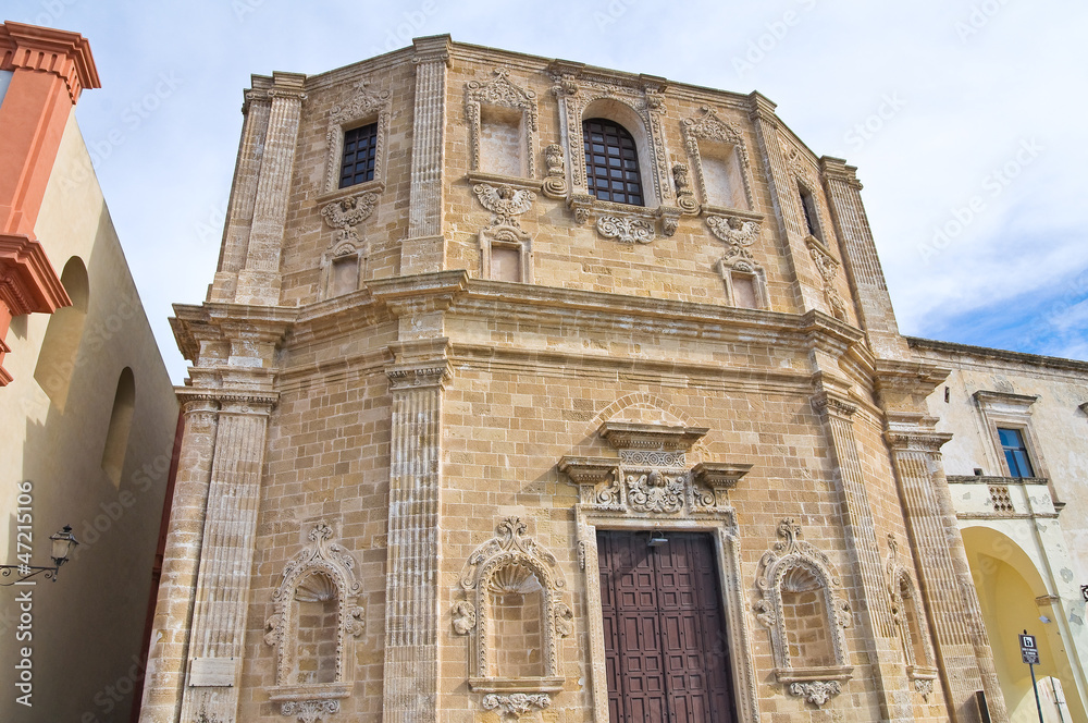 Fototapeta premium Church of St. Domenico. Gallipoli. Puglia. Italy.