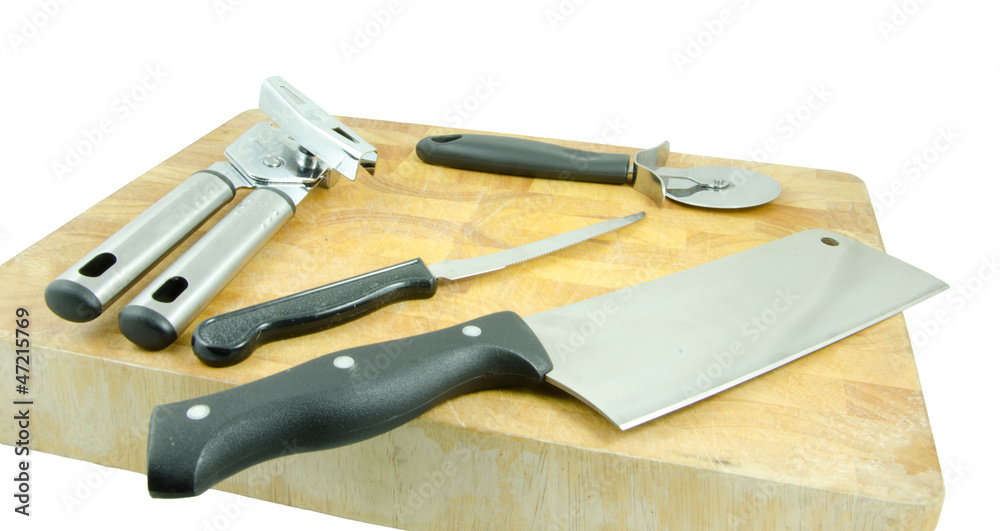 kitchen tools on chopping block kitchen tools on chopping block