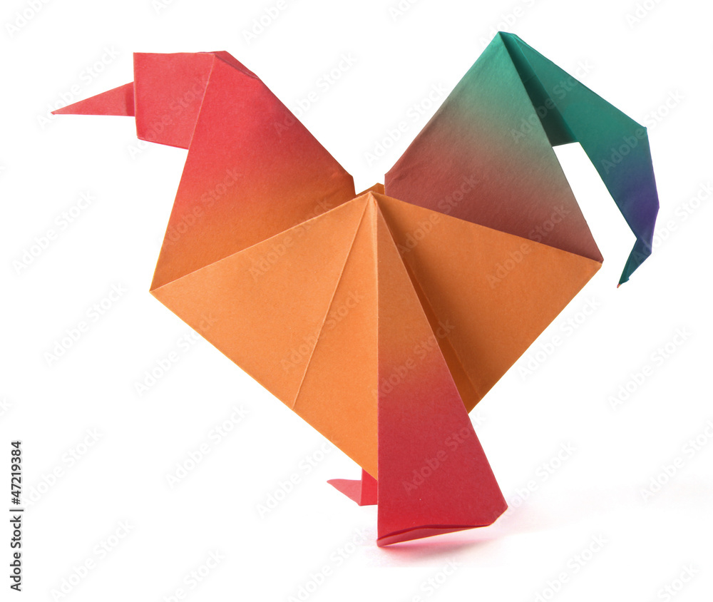 Origami cock