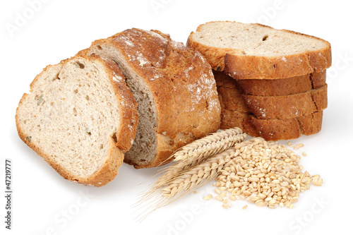 Slice Bread and wheat
