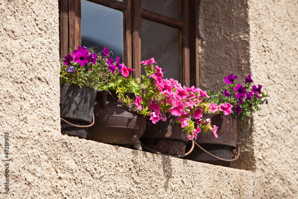 balcone fiorito #2 Stock Photo | Adobe Stock