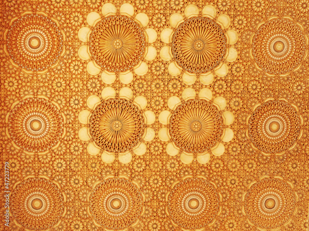 Background with oriental ornaments (mosque)
