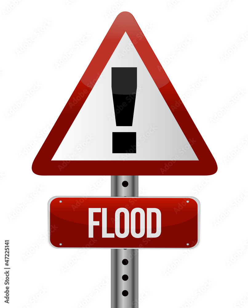 flood warning sign