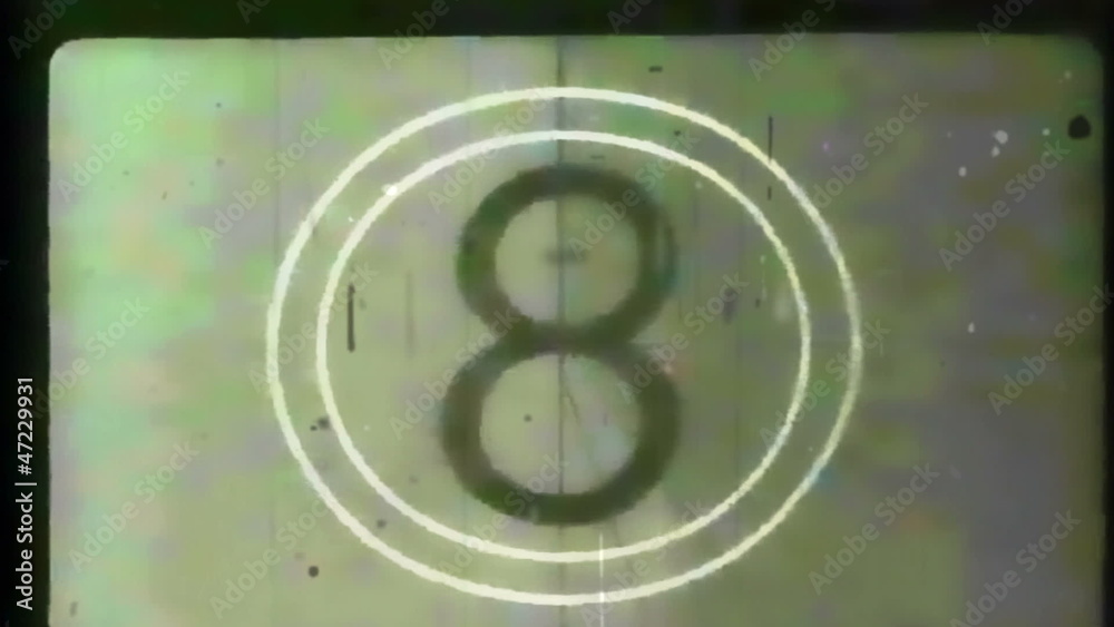 Film Leader with Countdown