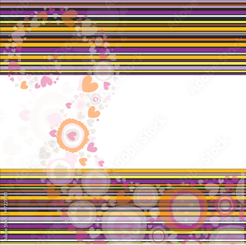 Striped retro background