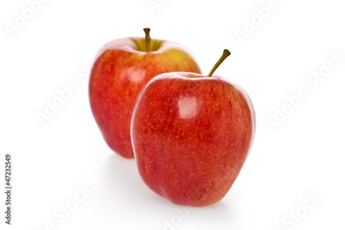 Two Red Apples