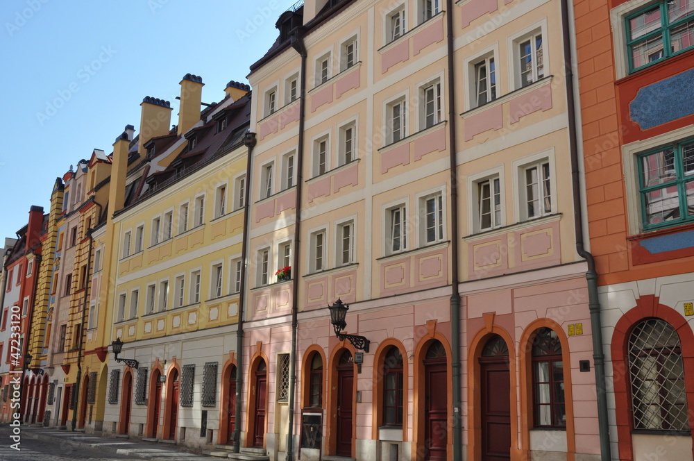 Obraz premium Kamienica, fasada budynku