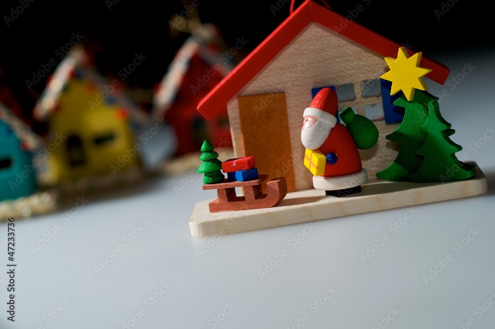 Naklejka premium santa klaus