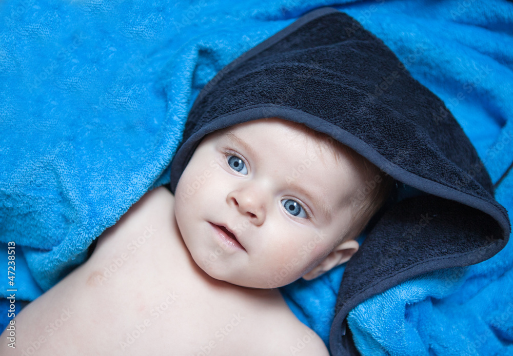 Adorable toddler with blue eyes indoor Adorable toddler with blue eyes indoor