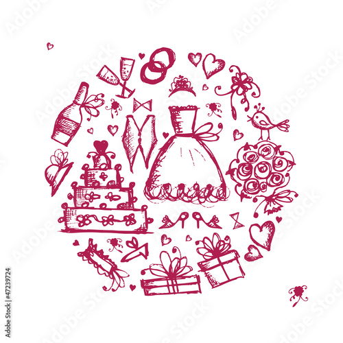 Wedding set for your design