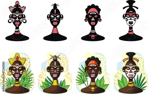 African people, representative of the tribe