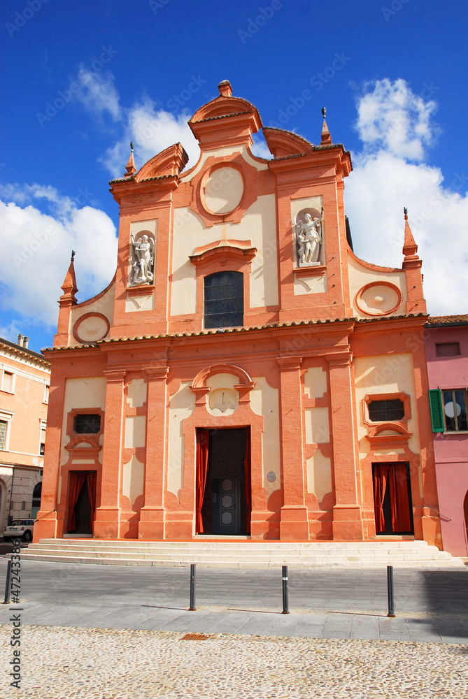 The Suffragio church in the city of Lugo built in 1800.