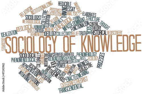 Word cloud for Sociology of knowledge photo