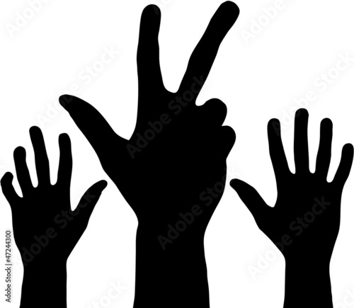 Black hands