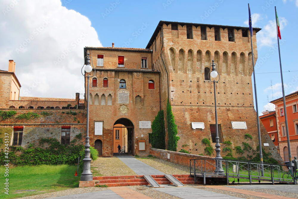 Italy, the Este Castle in the city of Lugo