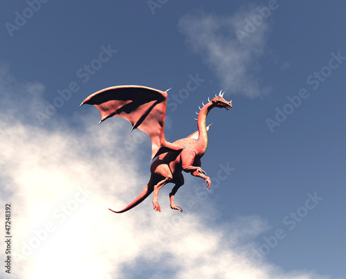 Dragón volando