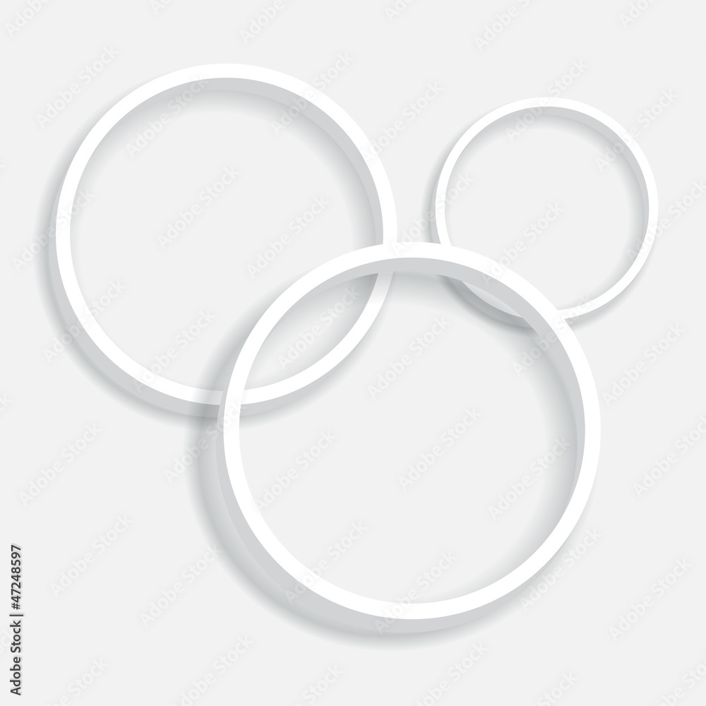Paper rings background Paper rings background