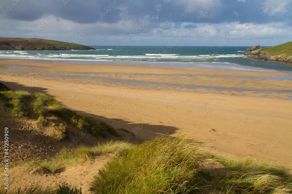 Crantock beach Cornwall England United Kingdom near Newquay Crantock beach Cornwall England United Kingdom near Newquay