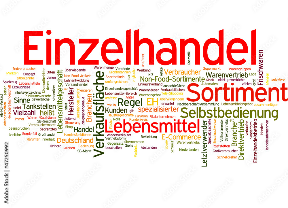 Fototapeta premium Einzelhandel