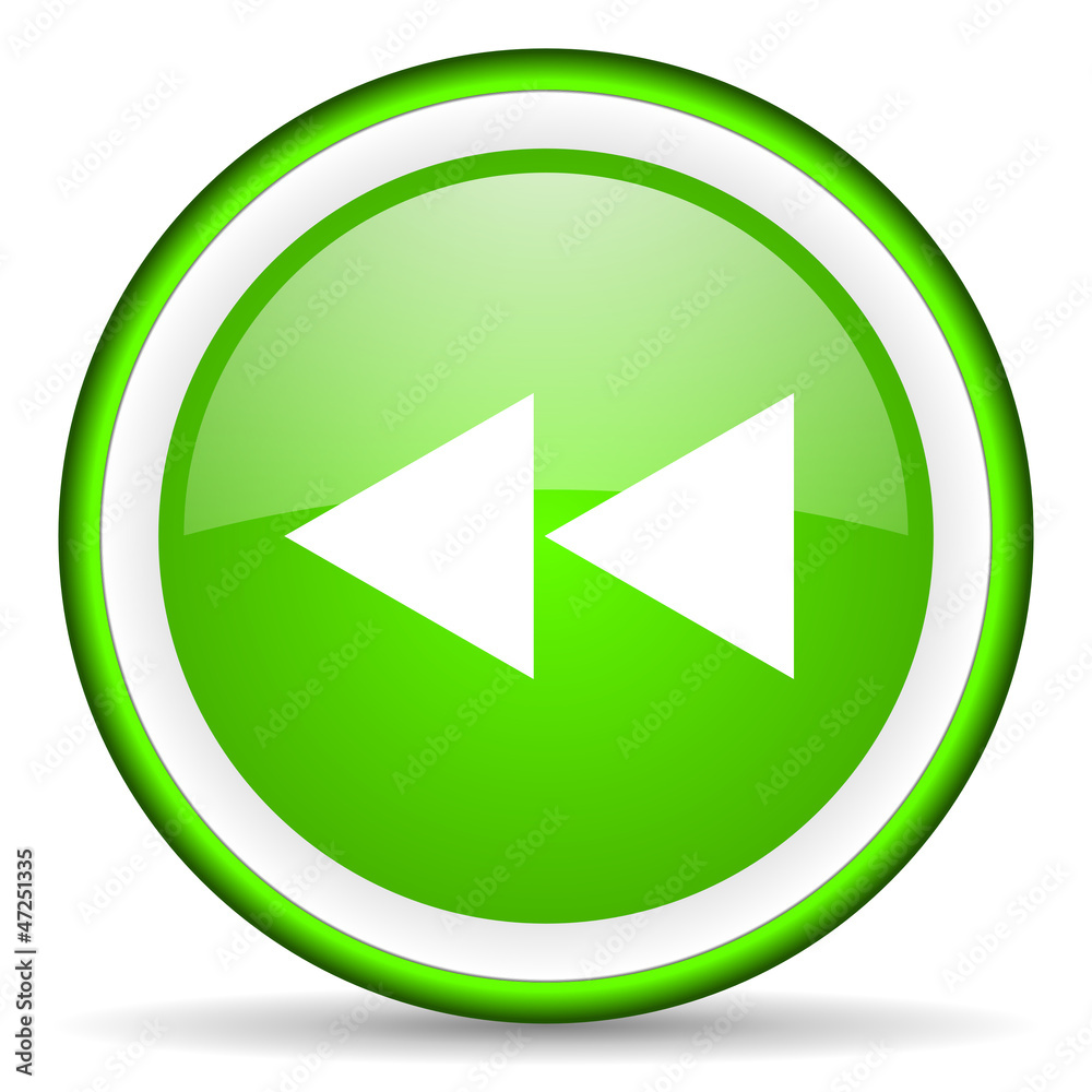 scroll green glossy icon on white background scroll green glossy icon on white background