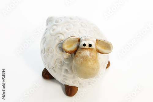 Toy lamb or sheep photo