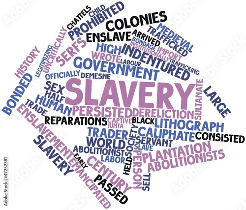 Word cloud for Slavery photo