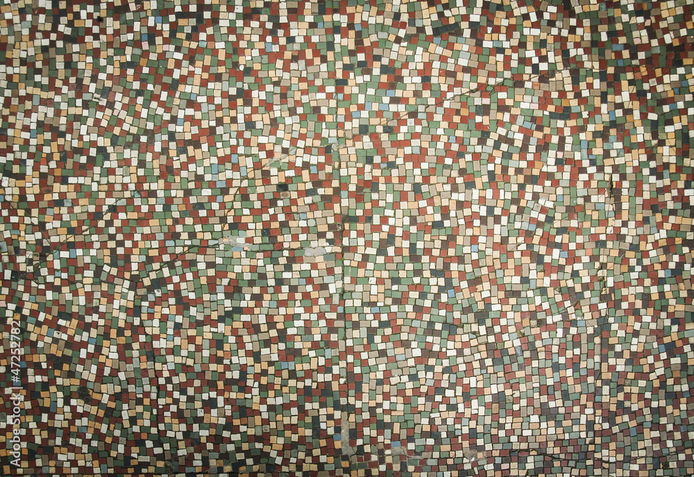 Fototapeta premium old fashioned small tiles background